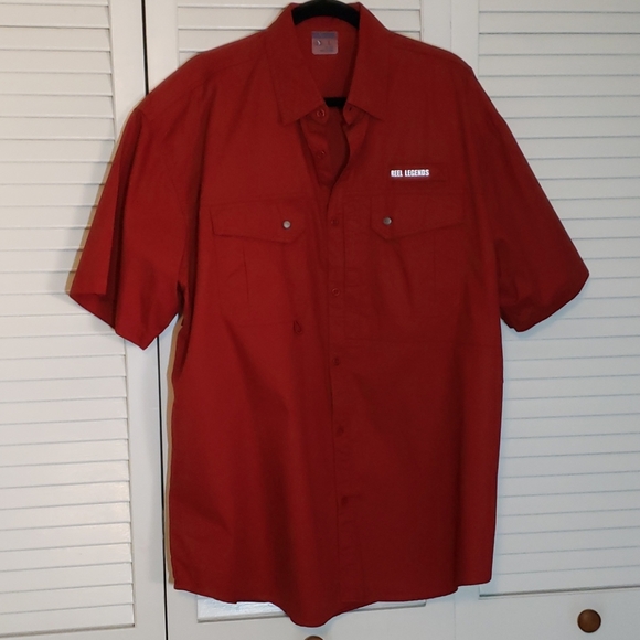 Reel Legends Men's Short Sleeve Shirt, Size Lg, NWT - Picture 4 of 8